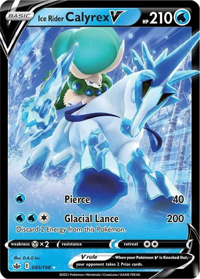 Ice Rider Calyrex V - 045/198 (Ultra Rare) [CRE-045-UR]