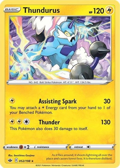 Thundurus - 052/198 (Holo Rare) [CRE-052-HR]