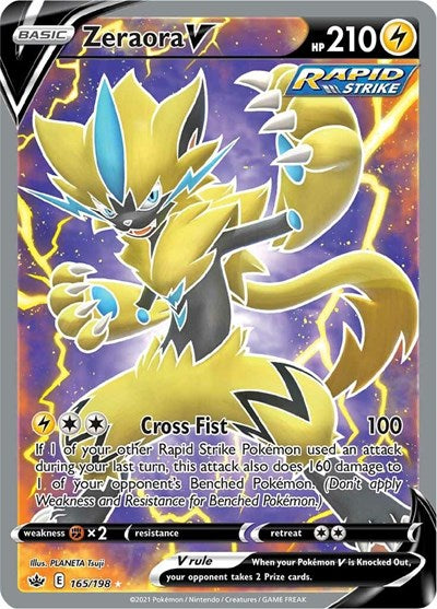 Zeraora V - 165/198 (Ultra Rare) [CRE-165-UR]