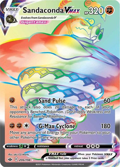 Sandaconda VMAX - 206/198 (Secret Rare) [CRE-206-SR]