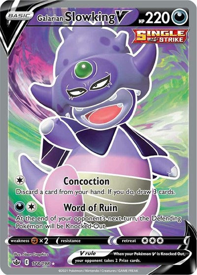 Galarian Slowking V - 178/198 (Ultra Rare) [CRE-178-UR]