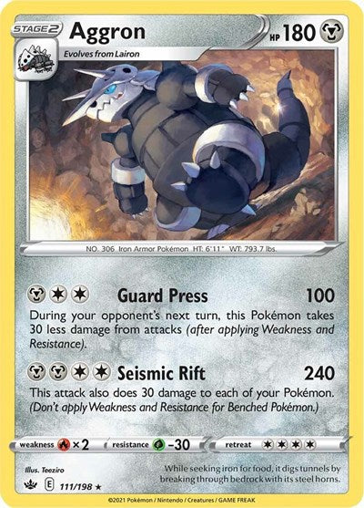 Aggron - 111/198 (Rare) [CRE-111-R]