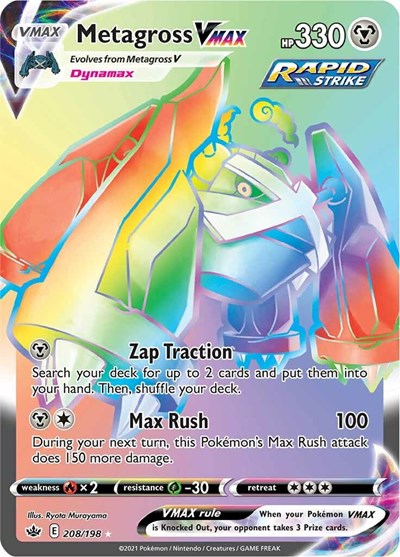 Metagross VMAX - 208/198 (Secret Rare) [CRE-208-SR]