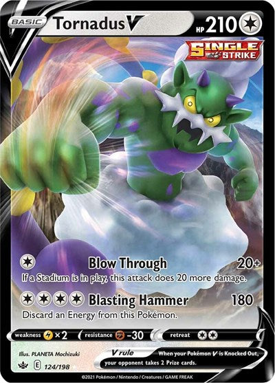 Tornadus V - 124/198 (Ultra Rare) [CRE-124-UR]