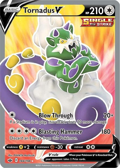 Tornadus V - 184/198 (Ultra Rare) [CRE-184-UR]