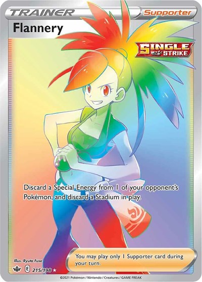 Flannery - 215/198 (Secret Rare) [CRE-215-SR]