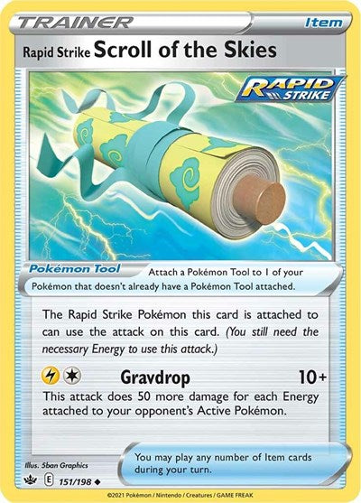 Rapid Strike Scroll of the Skies - 151/198 (Uncommon) [CRE-151-U]