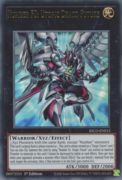 Number F0: Utopic Draco Future (Ultra Rare) [KICO-EN013-UR]