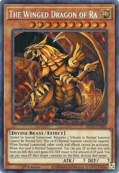 The Winged Dragon of Ra (Secret Pharaoh’s Rare) [KICO-EN065-SePR]