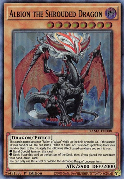 Albion the Shrouded Dragon (Super Rare) [DAMA-EN008-SuR]