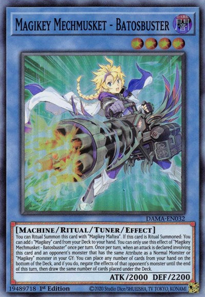 Magikey Mechmusket - Batosbuster (Super Rare) [DAMA-EN032-SuR]