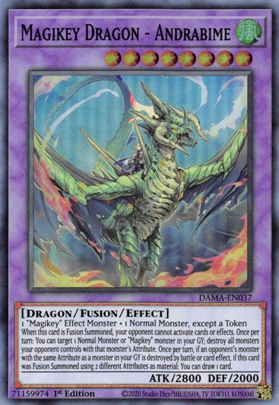 Magikey Dragon - Andrabime (Super Rare) [DAMA-EN037-SuR]