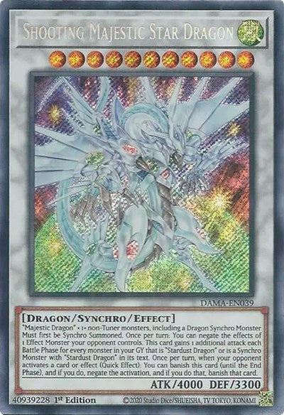 Shooting Majestic Star Dragon (Secret Rare) [DAMA-EN039-SeR]