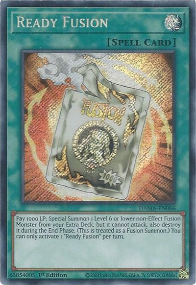 Ready Fusion (Secret Rare) [DAMA-EN066-SeR]