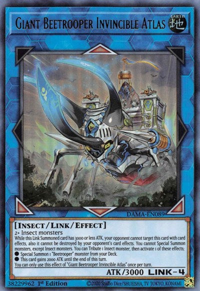 Giant Beetrooper Invincible Atlas (Ultra Rare) [DAMA-EN089-UR]