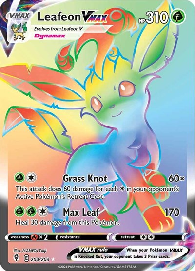 Leafeon VMAX - 204/203 (Secret Rare) [EVS-204-SR]