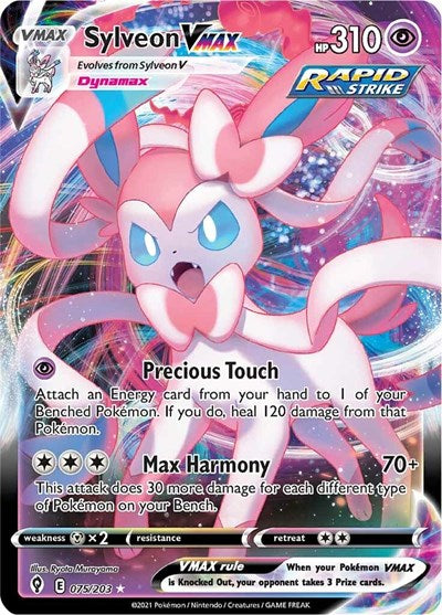 Sylveon VMAX - 075/203 (Ultra Rare) [EVS-075-UR]