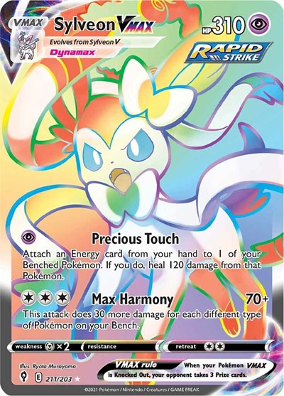 Sylveon VMAX - 211/203 (Secret Rare) [EVS-211-SR]