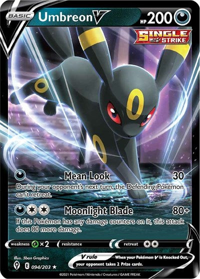 Umbreon V - 094/203 (Ultra Rare) [EVS-094-UR]