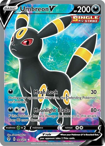 Umbreon V - 188/203 (Ultra Rare) [EVS-188-UR]