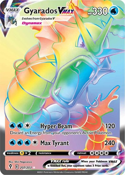 Gyarados VMAX - 207/203 (Secret Rare) [EVS-207-SR]