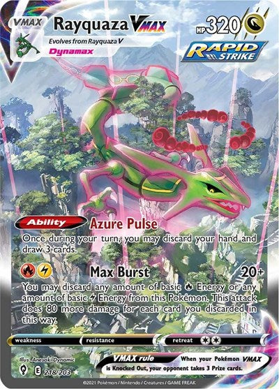 Rayquaza VMAX - 218/203 (Secret Rare) [EVS-218-SR]