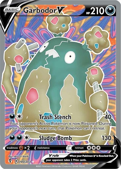 Garbodor V - 190/203 (Ultra Rare) [EVS-190-UR]