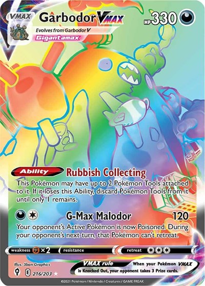 Garbodor VMAX - 216/203 (Secret Rare) [EVS-216-SR]