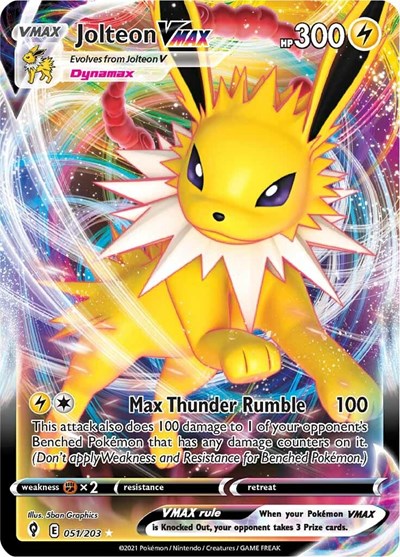 Jolteon VMAX - 051/203 (Ultra Rare) [EVS-051-UR]