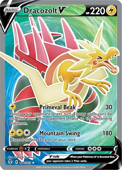 Dracozolt V - 178/203 (Ultra Rare) [EVS-178-UR]