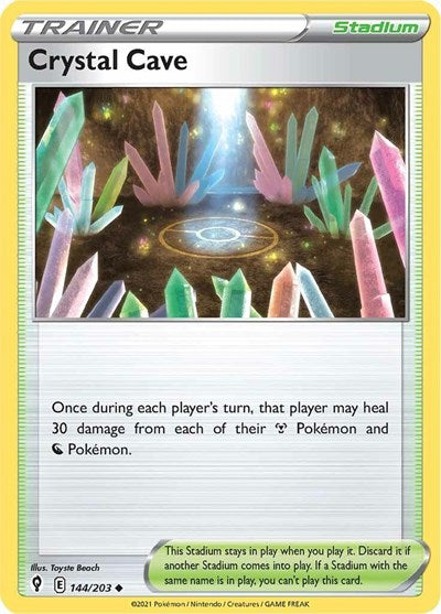 Crystal Cave - 144/203 (Uncommon) [EVS-144-U]