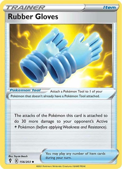 Rubber Gloves - 156/203 (Uncommon) [EVS-156-U]