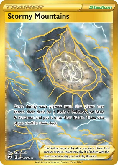 Stormy Mountains - 232/203 (Secret Rare) [EVS-232-SR]