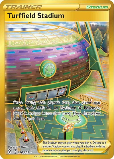 Turffield Stadium - 234/203 (Secret Rare) [EVS-234-SR]