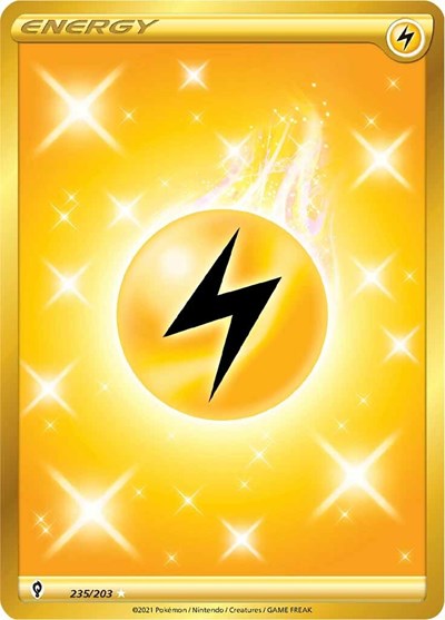 Lightning Energy - 235/203 (Secret Rare) [EVS-235-SR]