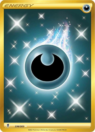 Darkness Energy - 236/203 (Secret Rare) [EVS-236-SR]