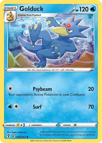 Golduck - 025/203 (Uncommon) [EVS-025-U]