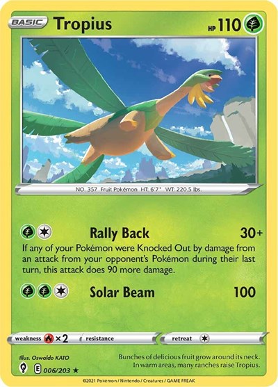 Tropius - 006/203 (Rare) [EVS-006-R]