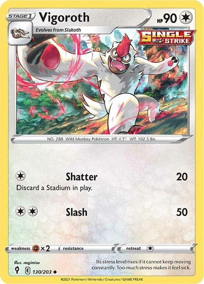 Vigoroth - 130/203 (Uncommon) [EVS-130-U]