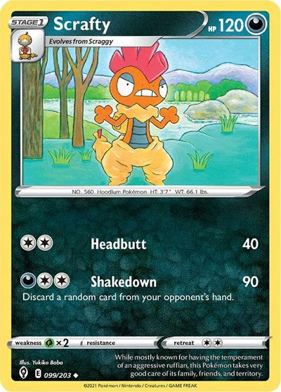 Scrafty - 099/203 (Uncommon) [EVS-099-U]