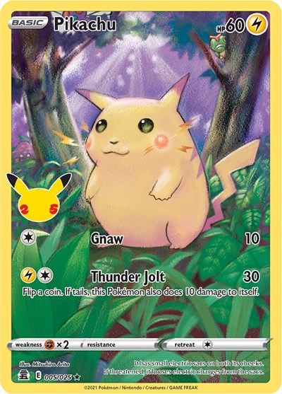 Pikachu - 005/025 (Holo Rare) [CEL-005-HR]