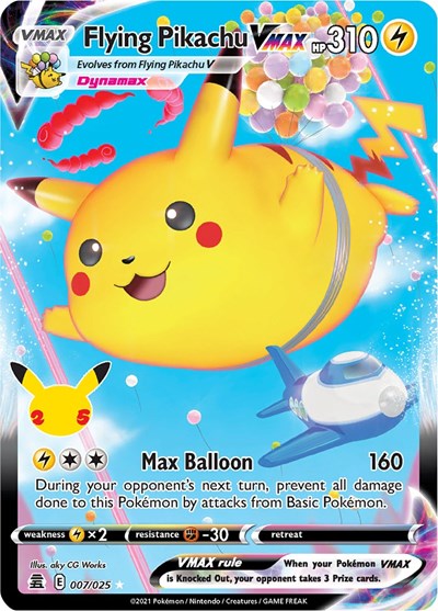 Flying Pikachu VMAX - 007/025 (Ultra Rare) [CEL-007-UR]