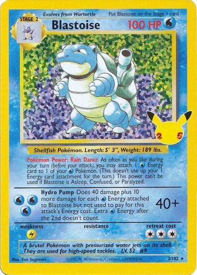 Blastoise - 2/102 (Classic Collection) [CEL-2-CC]