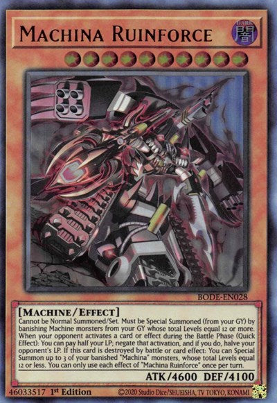 Machina Ruinforce (Ultra Rare) [BODE-EN028-UR]