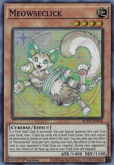 Meowseclick (Super Rare) [BODE-EN034-SuR]