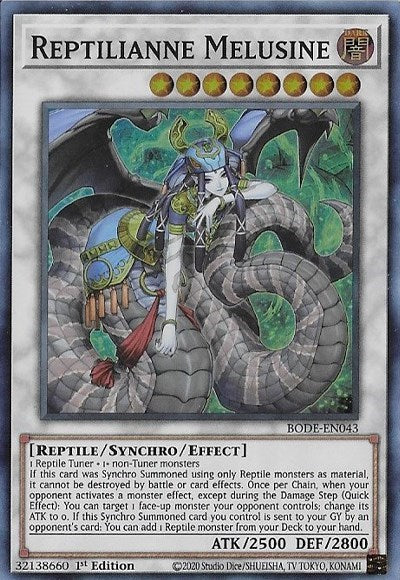 Reptilianne Melusine (Super Rare) [BODE-EN043-SuR]