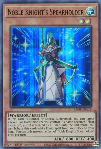 Noble Knight's Spearholder (Ultra Rare) [BROL-EN019-UR]