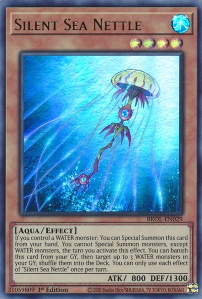 Silent Sea Nettle (Ultra Rare) [BROL-EN029-UR]