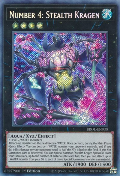 Number 4: Stealth Kragen (Secret Rare) [BROL-EN030-SeR]