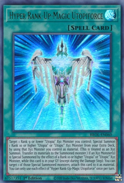 Hyper Rank-Up-Magic Utopiforce (Ultra Rare) [BROL-EN060-UR]